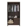 Guarda-Roupa 4 pts 2 gavetas Lotus Café Touch Demóbile