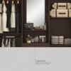 Guarda Roupa Capelinha Lord 4 Portas Com Espelho Café Touch Demóbile