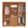 Guarda Roupa Casal 6 Portas Com Espelho 100% MDF NT6030 Freijó Notável Móveis 