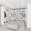 Guarda Roupa Closet Triplo NT6060 MDF Branco Amoudi Móveis 