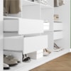 Guarda Roupa Closet Triplo NT6060 MDF Branco Amoudi Móveis 