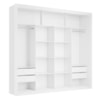 Guarda Roupa Closet Triplo NT6060 MDF Branco Amoudi Móveis 
