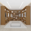 Guarda Roupa Closet Triplo NT6060 MDF Freijó Amoudi Móveis 