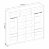 Guarda Roupa Closet Triplo NT6060 MDF Preto Tx Amoudi Móveis 
