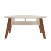 Mesa De Centro Diva Off White/Cedro Artely 