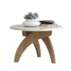 Mesa De Centro Jade Cinamomo/Off White Artely 