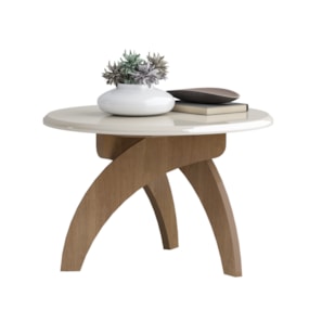 Mesa De Centro Jade Cinamomo/Off White Artely 