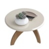 Mesa De Centro Jade Cinamomo/Off White Artely 