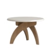 Mesa De Centro Jade Cinamomo/Off White Artely 