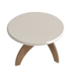 Mesa De Centro Jade Cinamomo/Off White Artely 