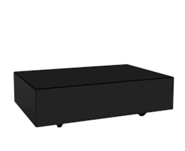 Mesa de Centro TB61 Preto Brilho Dalla Costa Mesa de Centro TB61 Preto Brilho Dalla Costa