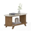 Mesa De Centro Vivaldi Cinamomo/Off White Artely 