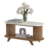 Mesa De Centro Vivaldi Cinamomo/Off White Artely 