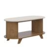 Mesa De Centro Vivaldi Cinamomo/Off White Artely 