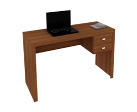Mesa de Escritório 2 Gavetas Me4123 Amêndoa Tecno Mobili Mesa de Escritório 2 Gavetas Me4123 Amêndoa Tecno Mobili