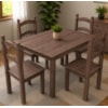 Mesa De Jantar 4 Cadeiras Madeira Maciça Provenza Amoudi Móveis