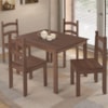 Mesa De Jantar 4 Cadeiras Madeira Maciça Provenza Amoudi Móveis