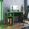 Mesa para Escritorio Gamer Preto/Verde Qmovi