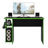 Mesa para Escritorio Gamer Preto/Verde Qmovi