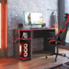 Mesa para Escritorio Gamer Preto/Vermelho Qmovi