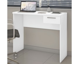 Mesa Para Escritório Office 90cm com 1 Gaveta Branca NT2000 Notável Móveis Mesa Para Escritório Office 90cm com 1 Gaveta Branca NT2000 Notável Móveis