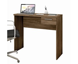 Mesa para Escritório Office 90cm com 1 Gaveta Nogal Trend NT2000 Notável Móveis