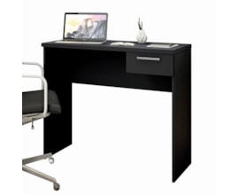 Mesa para escritório Office 90cm com 1 Gaveta Preta NT2000 Notável Móveis Mesa para escritório Office 90cm com 1 Gaveta Preta NT2000 Notável Móveis