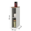 Nicho Inferior Para Cozinha 20cm Firenze Branco Indekes