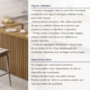 Painel Bancada Para Cozinha 200CM Freijó Nesher