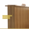 Painel Ilha Canelado 120CM 100% MDF Nature Nesher