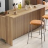 Painel Ilha Canelado 200cm 100% MDF Naturale Nesher