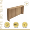 Painel Ilha Canelado 200cm 100% MDF Naturale Nesher