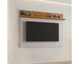 Painel para TV até 50" NT1185 Off white/ Freijó Notável Móveis Painel para TV até 50" NT1185 Off white/ Freijó Notável Móveis