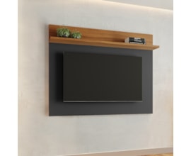 Painel para TV até 50" NT1185 Preto Tx/ Freijó Notável Móveis Painel para TV até 50" NT1185 Preto Tx/ Freijó Notável Móveis