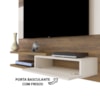 Painel Para Tv Até 55" Monza Pinho/Off White Artely