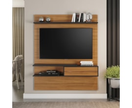 Painel para Tv até 55 Polegadas Freijó com Preto NT1155 Notável Móveis Painel para Tv até 55 Polegadas Freijó com Preto NT1155 Notável Móveis