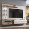Painel para Tv até 60 Polegadas NT1115 Freijó com Preto Notável Móveis 