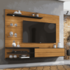 Painel para Tv até 60 Polegadas NT1115 Freijó com Preto Notável Móveis