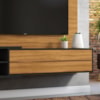 Painel para Tv até 60 Polegadas NT1115 Freijó com Preto Notável Móveis