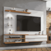 Painel para Tv até 60 Polegadas Off White e Freijó NT1115 Notável Móveis