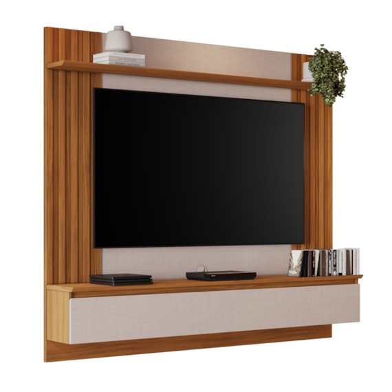 Painel Para Tv Até 65" NT1365 Freijó/Off White Notável Móveis