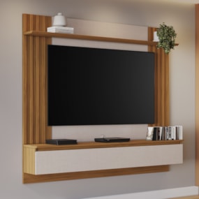 Painel Para Tv Até 65" NT1365 Freijó/Off White Notável Móveis