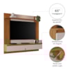 Painel Para Tv Até 65" NT1365 Freijó/Off White Notável Móveis