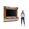 Painel Para Tv Até 65" NT1365 Freijó/Off White Notável Móveis