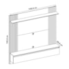 Painel Para Tv Até 65" NT1365 Freijó/Off White Notável Móveis