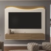 Painel Para Tv Até 75" Lumiere Carvalho/Off White Artely 