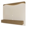 Painel Para Tv Até 75" Lumiere Carvalho/Off White Artely 