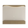 Painel Para Tv Até 75" Lumiere Carvalho/Off White Artely 
