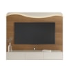 Painel Para Tv Até 75" Lumiere Cinamomo/Off White Artely 