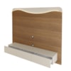Painel Para Tv Até 75" Lumiere Cinamomo/Off White Artely 